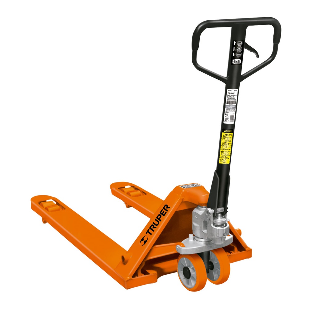 Patin traspaleta 2.5 ton con ruedas de poliuretano, Truper