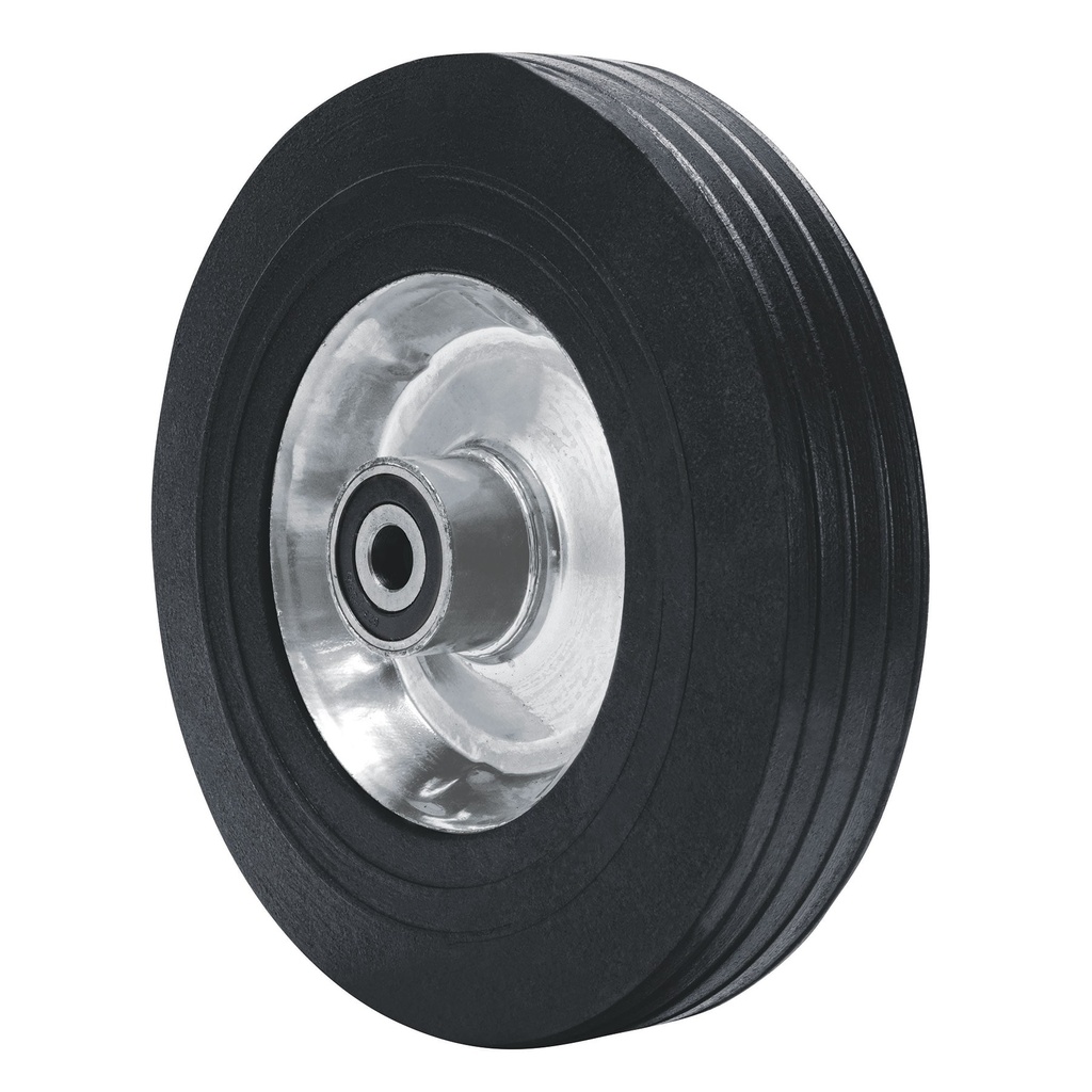 Rueda de hule solido 10' de alto desempeño, doble balero