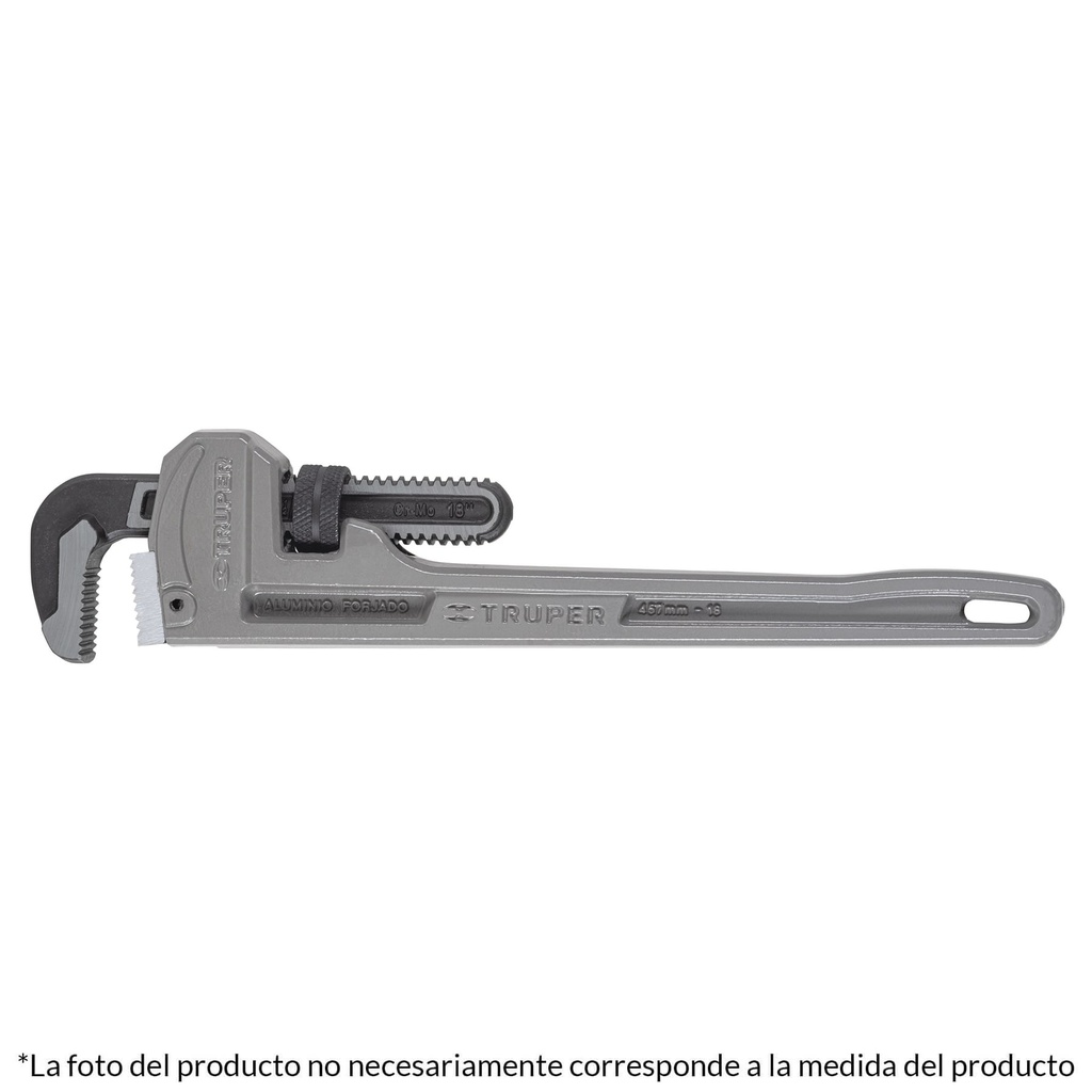 Llave stilson 10' cuerpo de aluminio, Truper