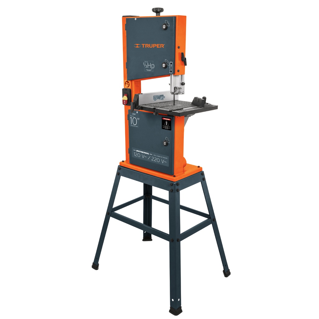 Sierra cinta 10', 1/3 HP (250 W), Truper