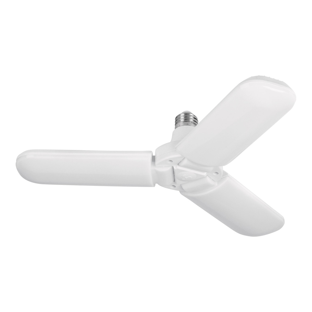 Lampara LED 24W tipo ventilador, 3 aspas ajustables, Volteck