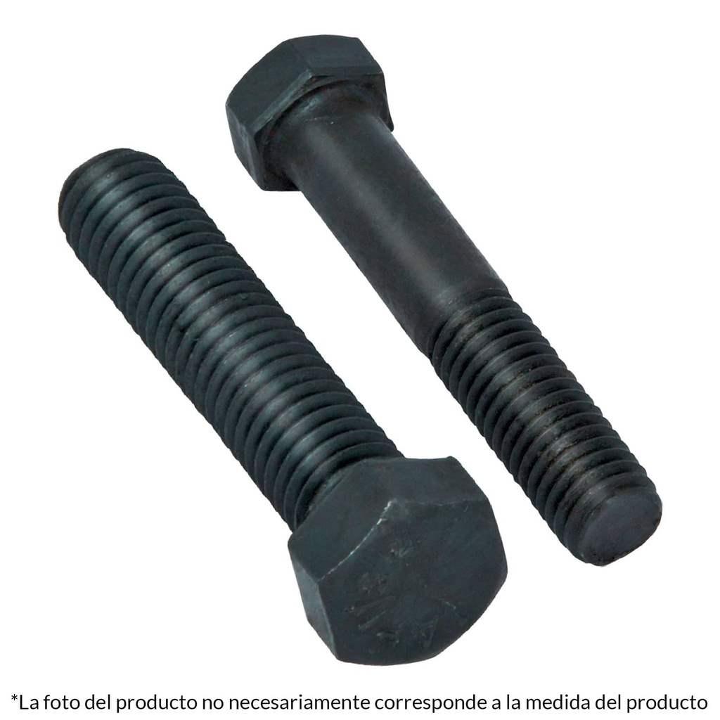 Bolsa con 30 tornillos 3/8' x 4' de acero, grado 5, Fiero