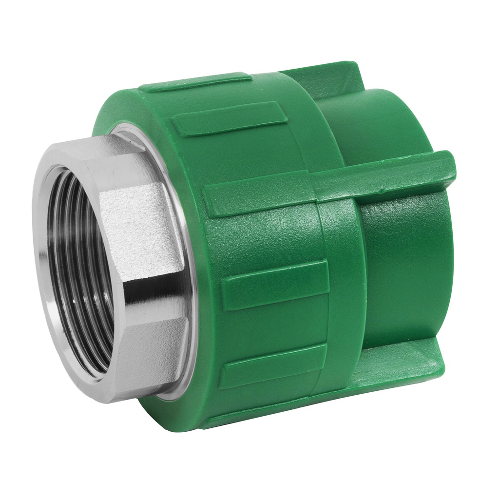 Adaptador PPR 1-1/4' hembra con inserto metalico, Foset
