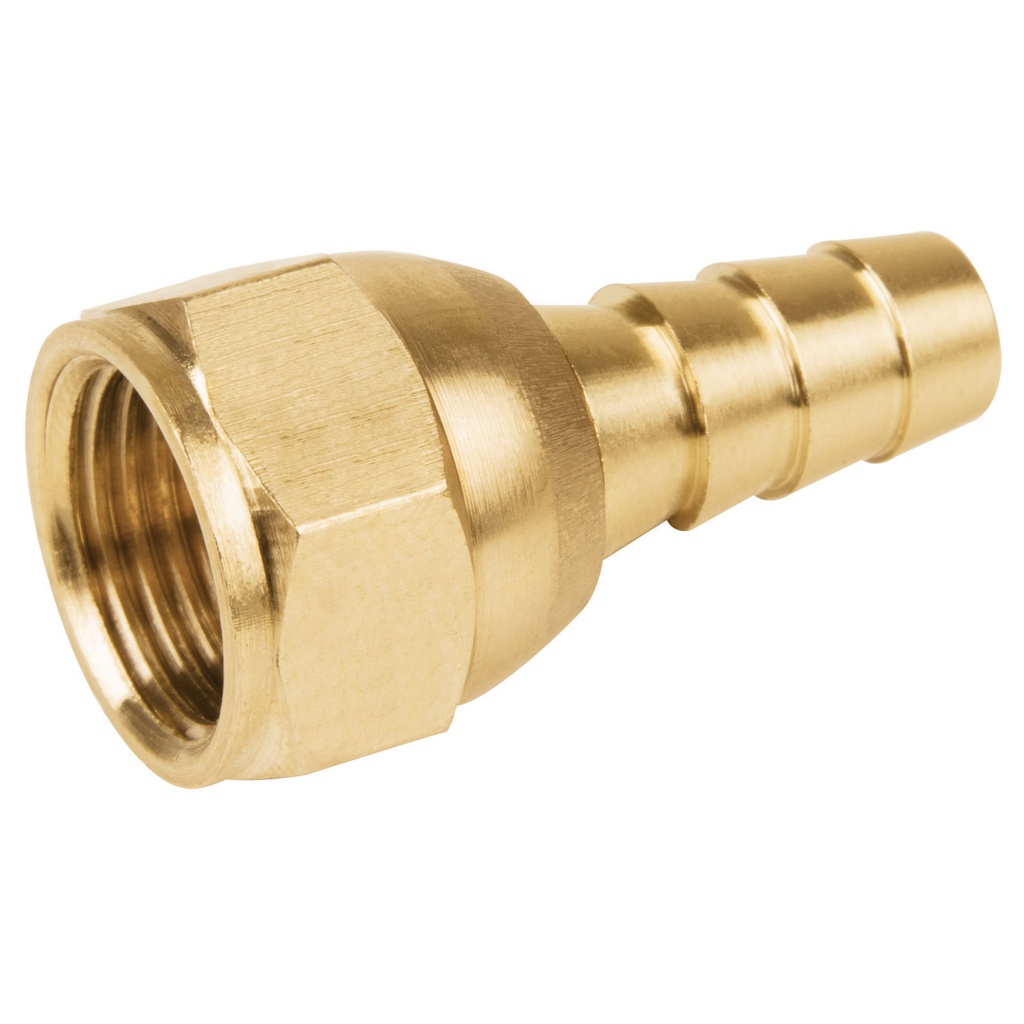 Cople espiga (tuerca loca) de laton, 3/8', Foset