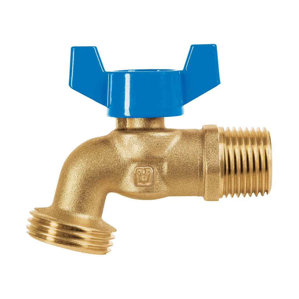 Llave de esfera de laton 1/2' con rosca para manguera, Foset