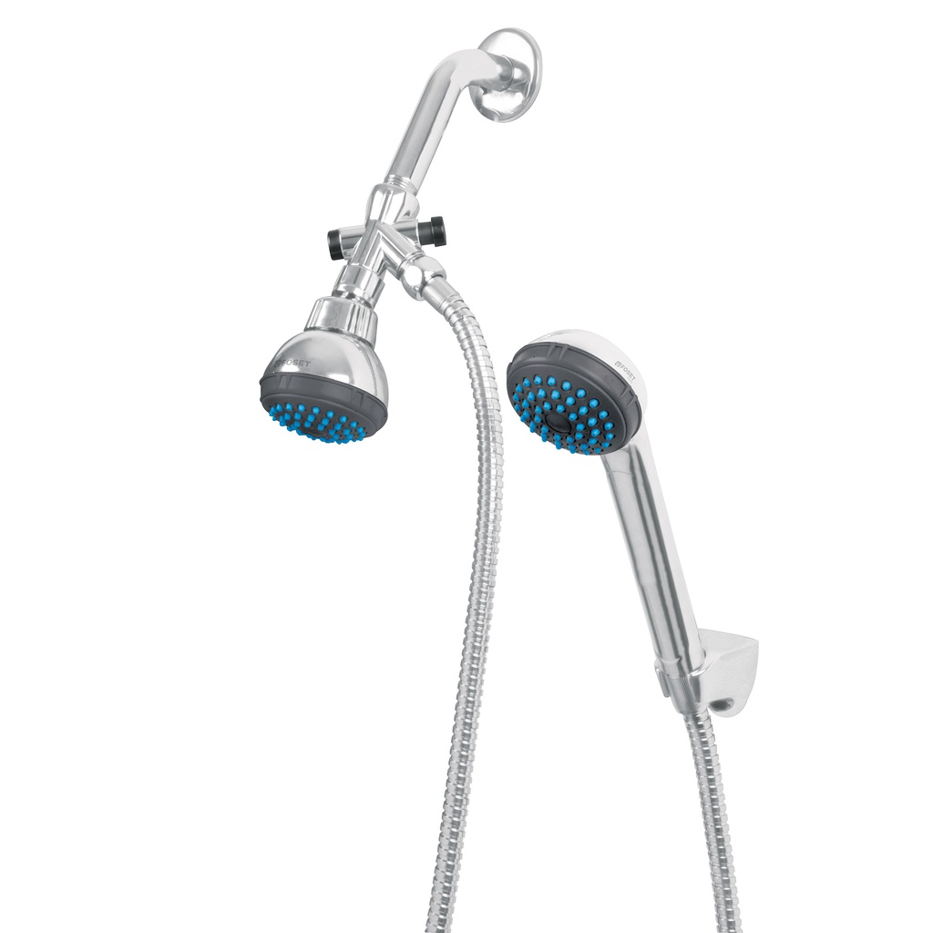 Regadera 2-1/2' con extension tipo telefono, Foset Basic
