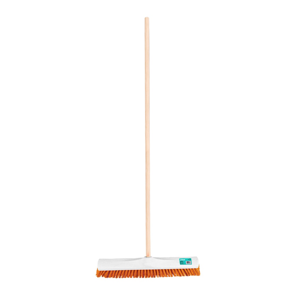 Cepillo industrial cerda suave de 50 cm con baston de madera