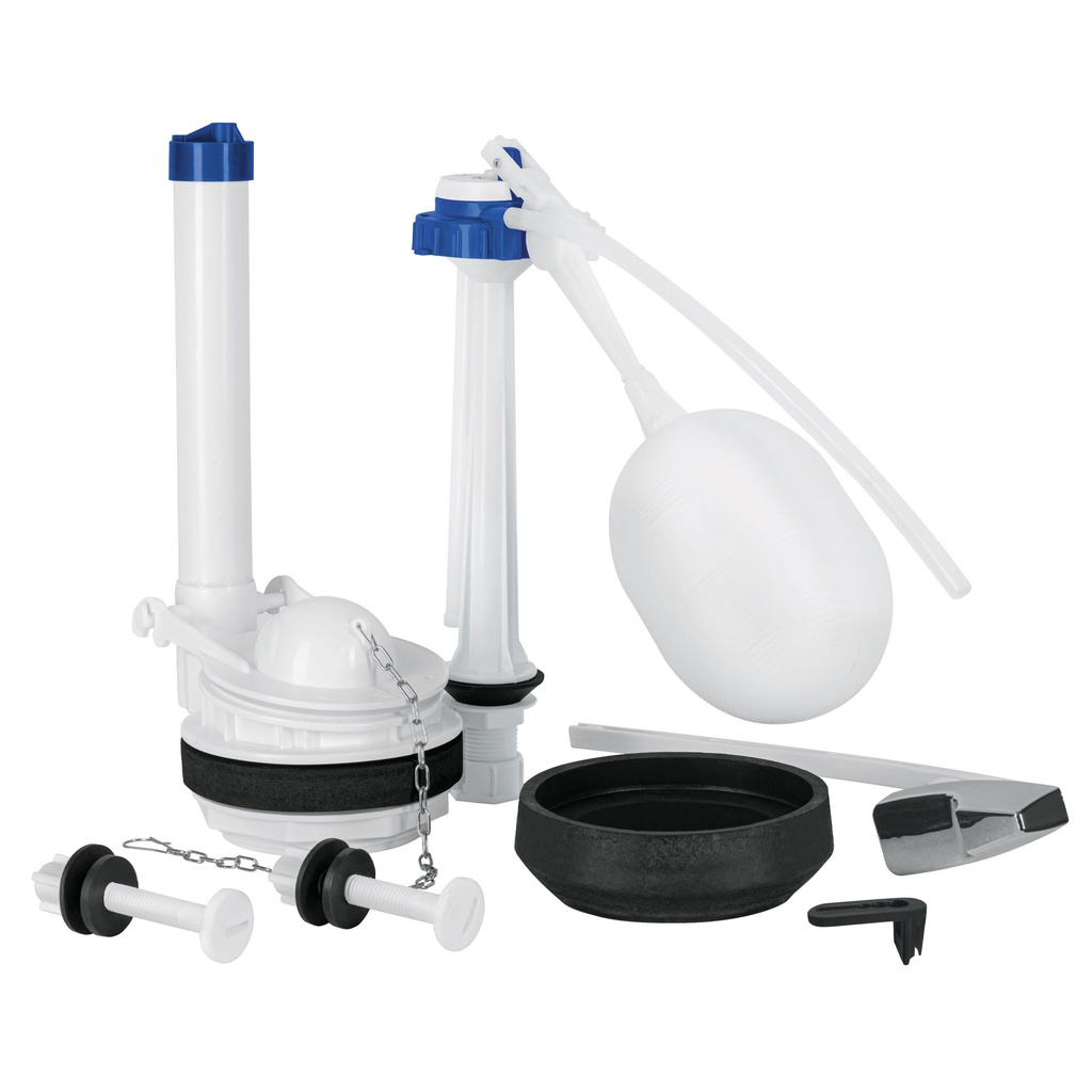 Juego de reparacion p/WC con valvula de descarga de 3'