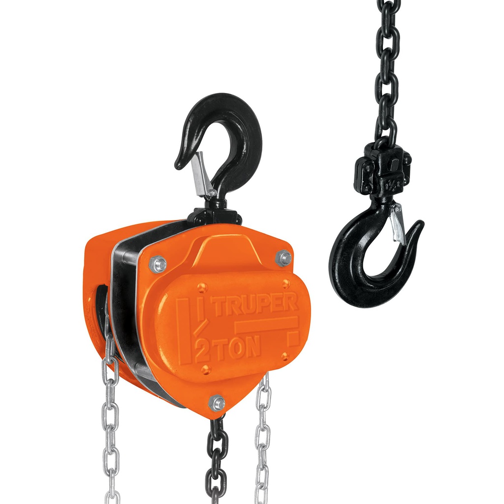 Polipasto de cadena de 1-1/2 ton, Truper