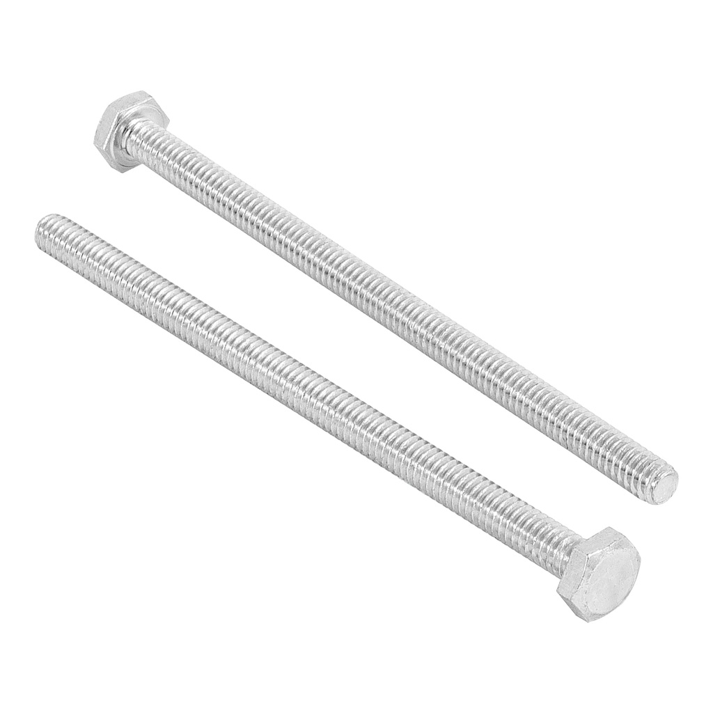 Bolsa con 25 tornillos 1/4' x 4-1/2' tipo maquina, Fiero