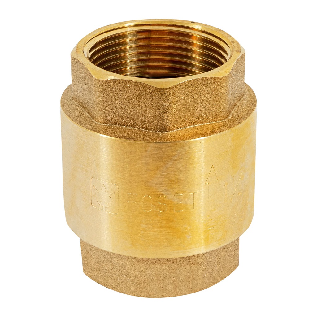 Valvula de retencion de laton de 1 1/4', Foset