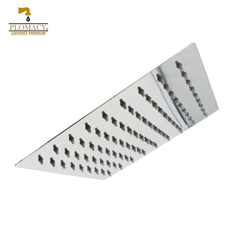 Regadera Cuadrada de 20cm Acero Inoxidable Plomacy (RC20)