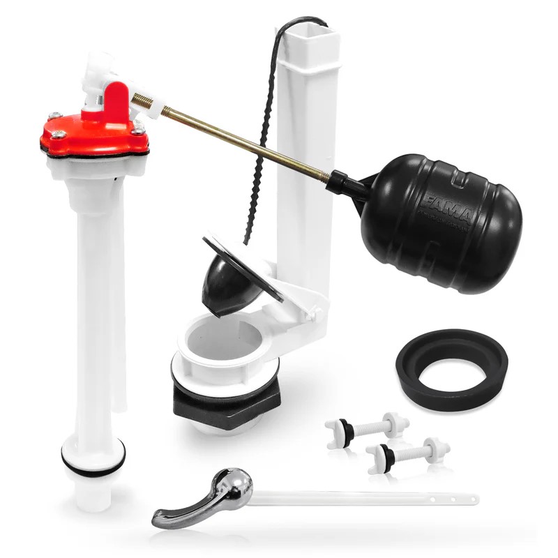 Herraje WC Seguri-Max 2" x 10" Palanca Cromada y Esponjoso   (9607)