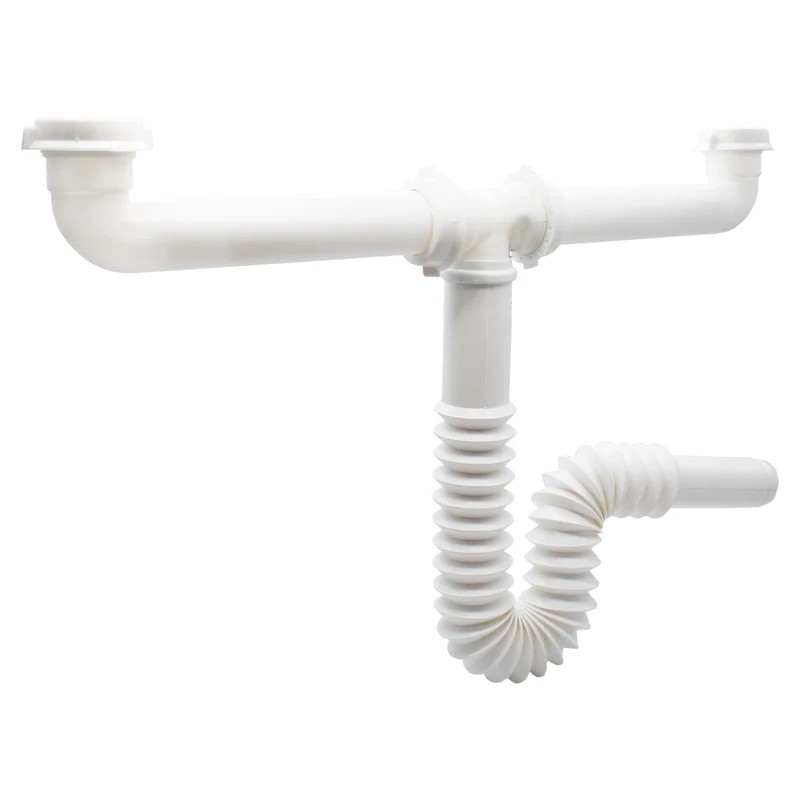 Salida Doble Tarja Con Cespo-Plus XL (Color Gris en Bolsa de Lujo) (2243G)