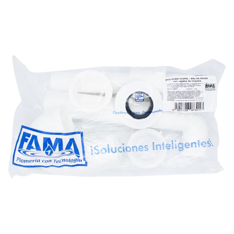 Cespo-Facil Lavabo Rejilla Blanca (En Bolsa Economica) (9730B)