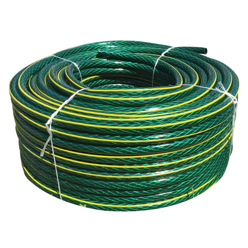 Manguera Para Jardin Tramada y Refuerzo Amarillo Rollo 13mm. - 1/2" X 100Mts.  (2650)