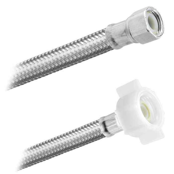 FamaFlex Premium Para  Agua Potable 3/8" COMP x 1/2" AM x 30cm.-12"  (3494)