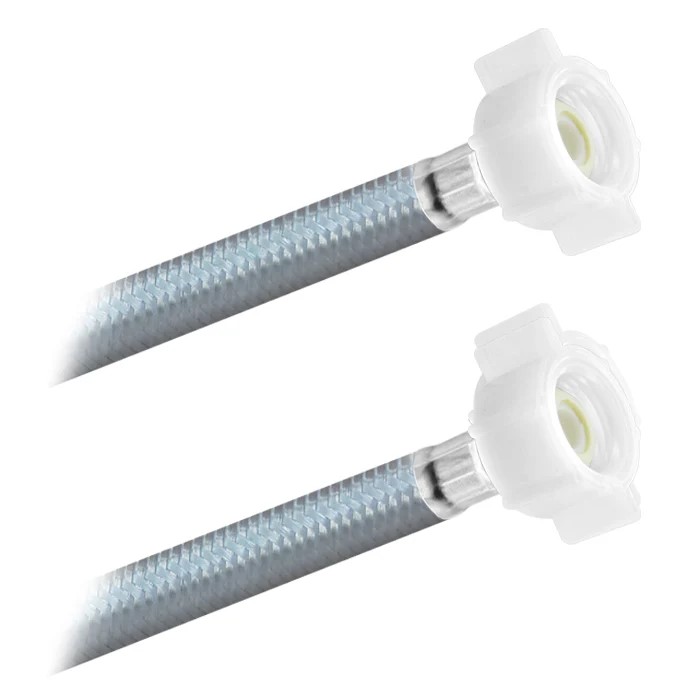 FamaFlex Poliacero Para Agua Potable 1/2" AM x 1/2" AM x 55cm.-22" (3883)