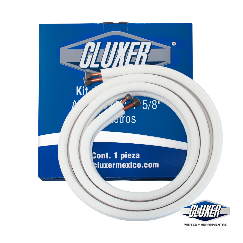 1 Kit De Instalacion Para Minisplit 1/4 Con 5/8 Aluminio 