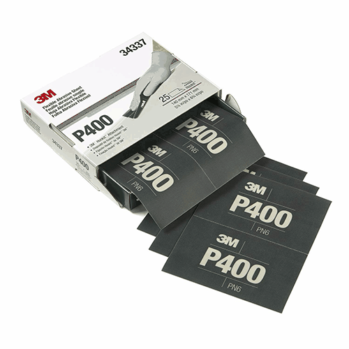 LIJA 3M FLEX. 5.5x6.8” #  400  34337