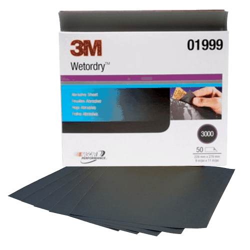 Lija 3M Imper.9x11”#3000 01999