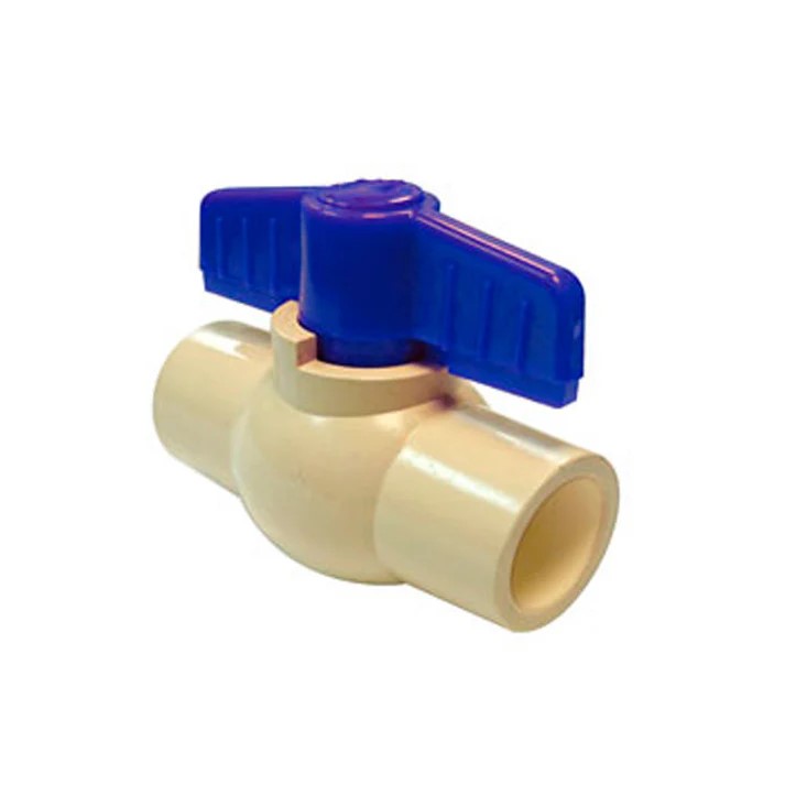 VALVULA DE ESFERA 19MM DE CPVC CIERRE 90ﾰ