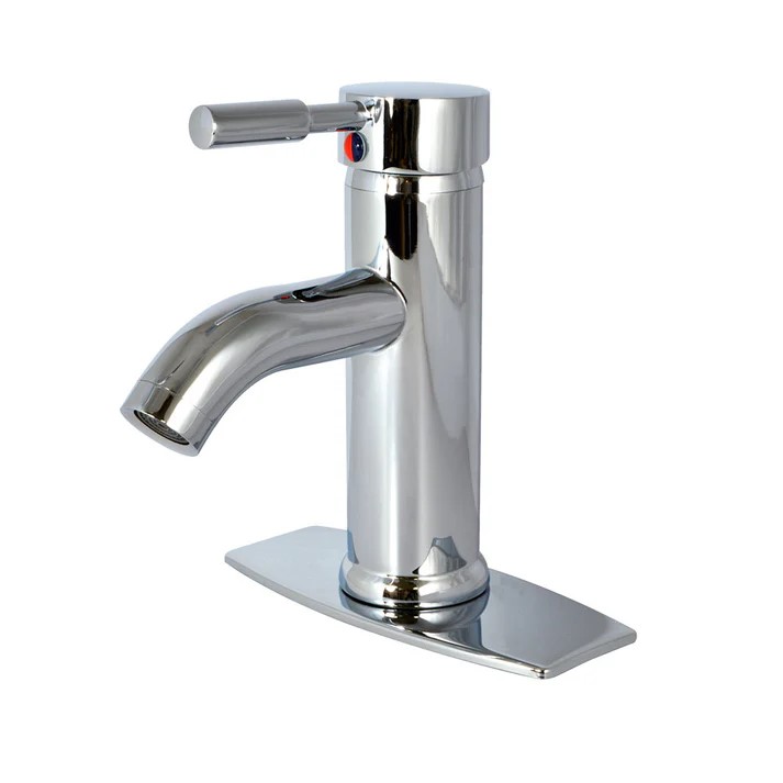 MEZCLADORA MONOMANDO P/LAV.4" C/CUBIERTA S/DES.AUT.A.CROMO