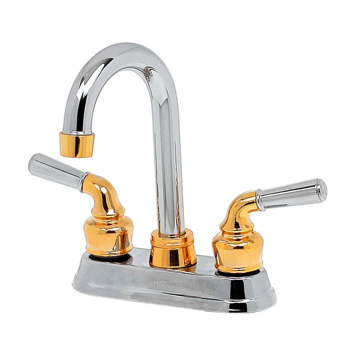 MEZCLADORA P/BAR ORO-CROMO