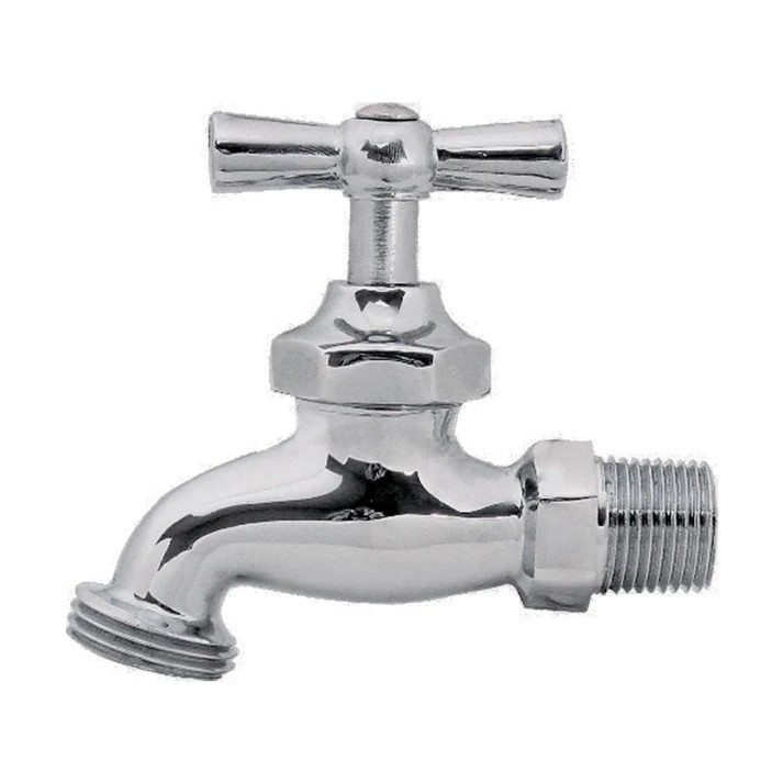 LLAVE MANGUERA GRANDE CROMADA