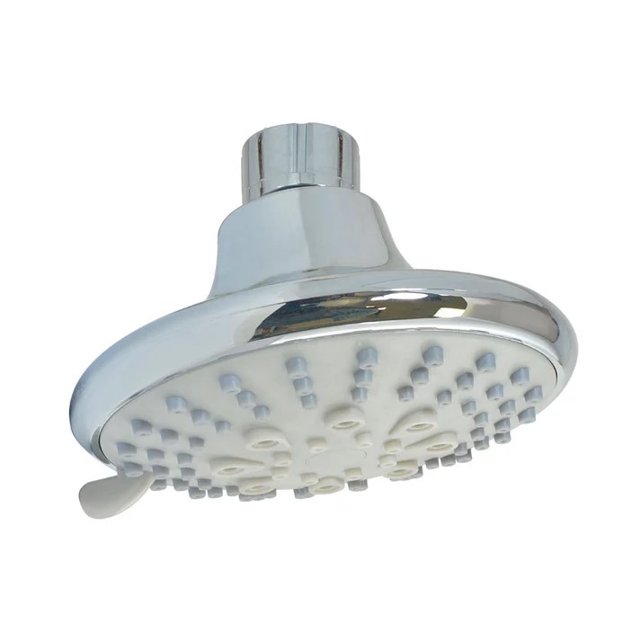 REGADERA REDONDA 4” CON 5 FUNCIONES ACAB.CROMO