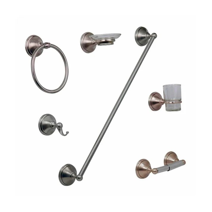 JUEGO ACCESORIOS CAPRI SATINADA