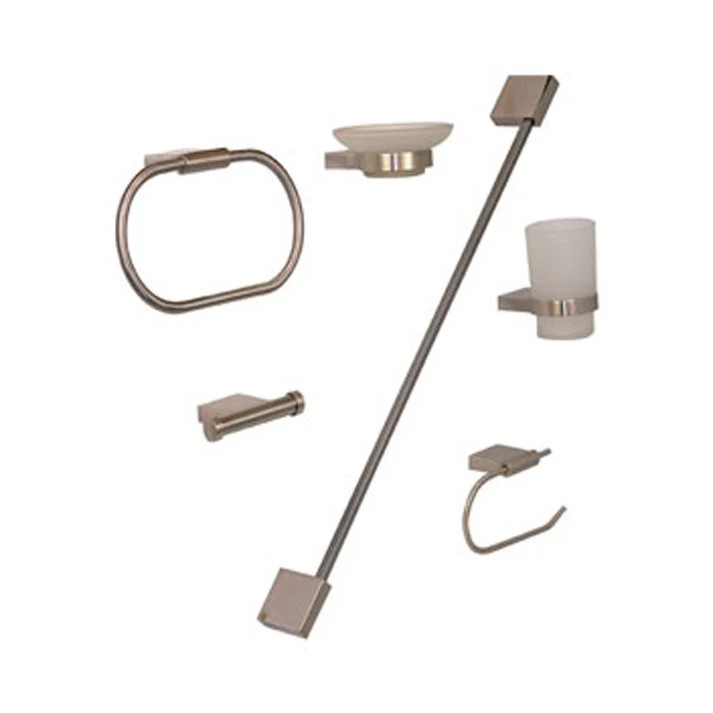 JUEGO  ACCESORIOS P/EMPOTRAR AC.CROMO