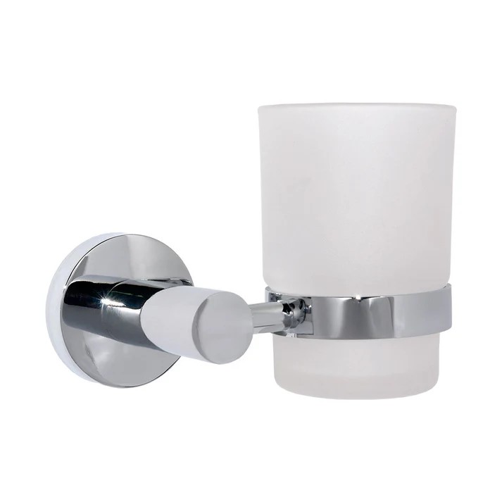 PORTA VASO SEMI-EMPOTRAR ACABADO CROMO