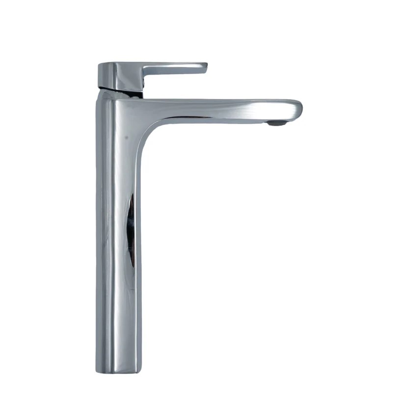 MEZCLADORA  MONOMANDO ALTA PARA LAV AL PISO S/DESAGÜE AUT.