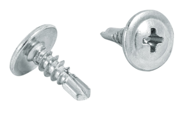 Bolsa con 100 pijas cabeza cruz, punta de broca 1/2", fiero