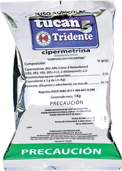 VENENO EN PVO P/HORMIGAS TUCAN 5 BOLSA 1 KILO 92TUX001