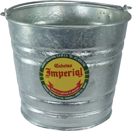 CUBETA LAMINA GALVANIZADA N.6 4.7 LTS