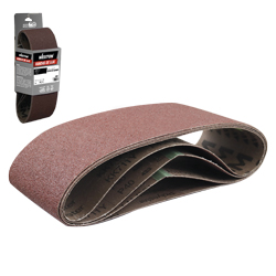 BANDA WESTON OXIDO DE ALUMINIO 4"X 24" G60 POLYESTER CERRADO (Precio x Pza - Empaque c/5 pzs)