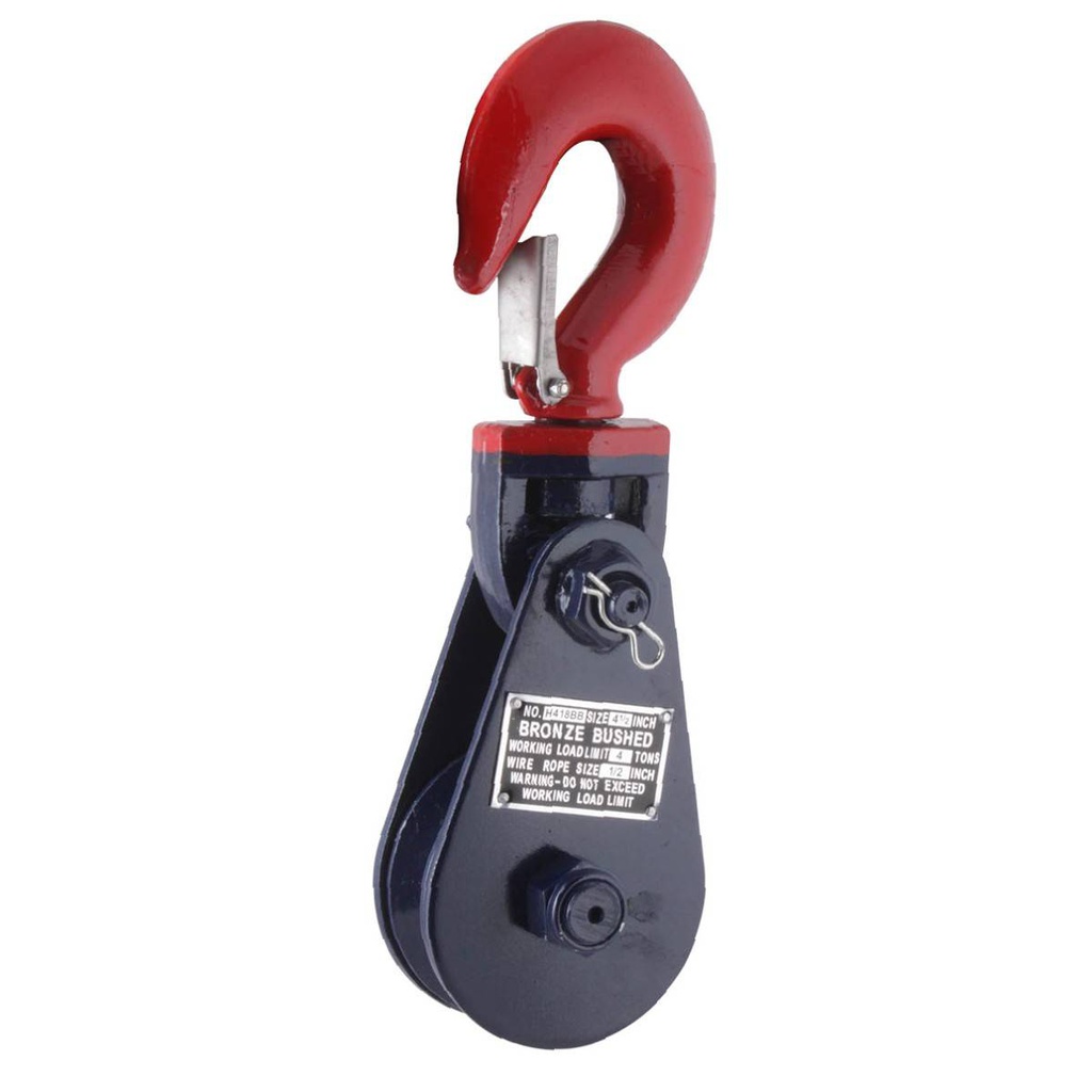 PASTECA C/GANCHO P/CABLE HD 4T 4-1/2"