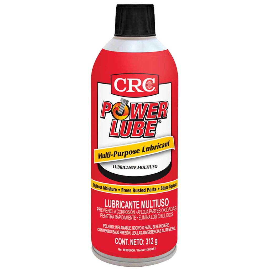 LUBRICANTE POWER LUBE® AEROSOL (312g) (CAJA C/12 PZAS - PRECIO X PIEZA)
