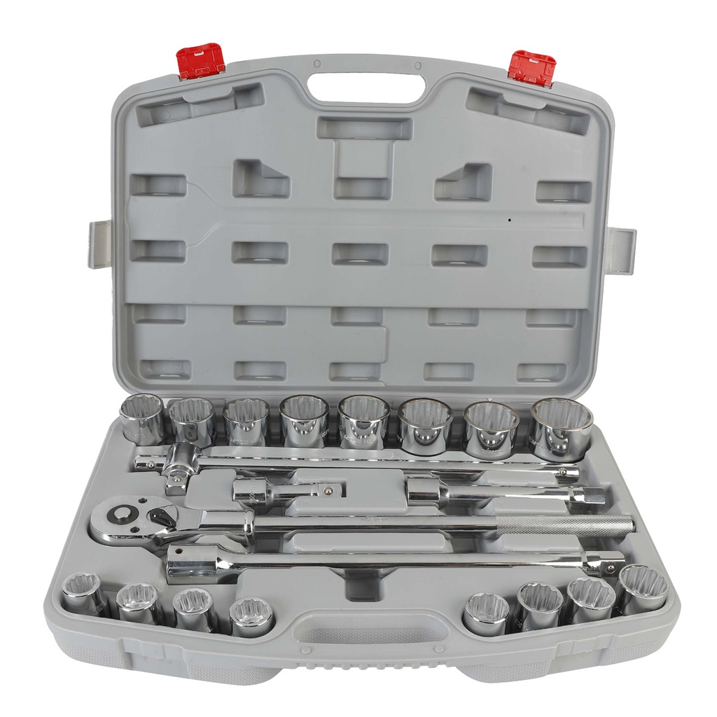 JUEGO  D/21 DADOS CUADRO 3/4" METRIC. P/MECANICO