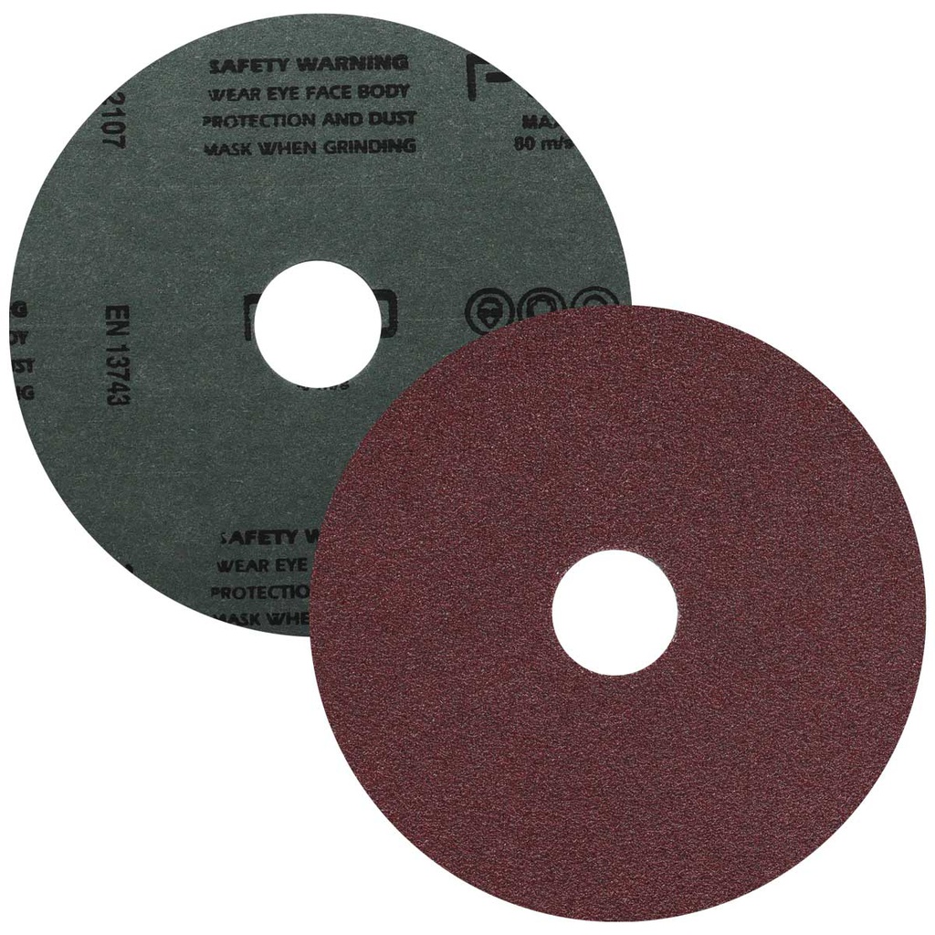 FIBRODISCO AO 4-1/2" X 7/8" G80 (Precio x pieza - Empaque c/25 pzas)