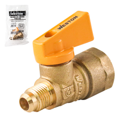 VALVULA DE CONTROL PARA GAS 5/16" X 1/2" (CAJA C/20 PZAS - PRECIO X PIEZA)