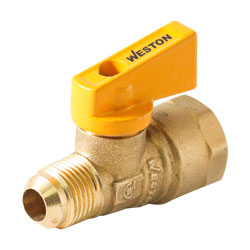 VALVULA DE CONTROL PARA GAS 3/8&quot; X 1/2&quot; (CAJA C/20 PZAS - PRECIO X PIEZA)