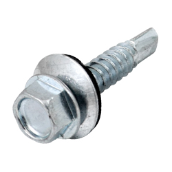 PIJA PUNTA D/BROCA C/RONDANA GALV. #14x1" (Precio x Caja - caja c/3600 piezas)