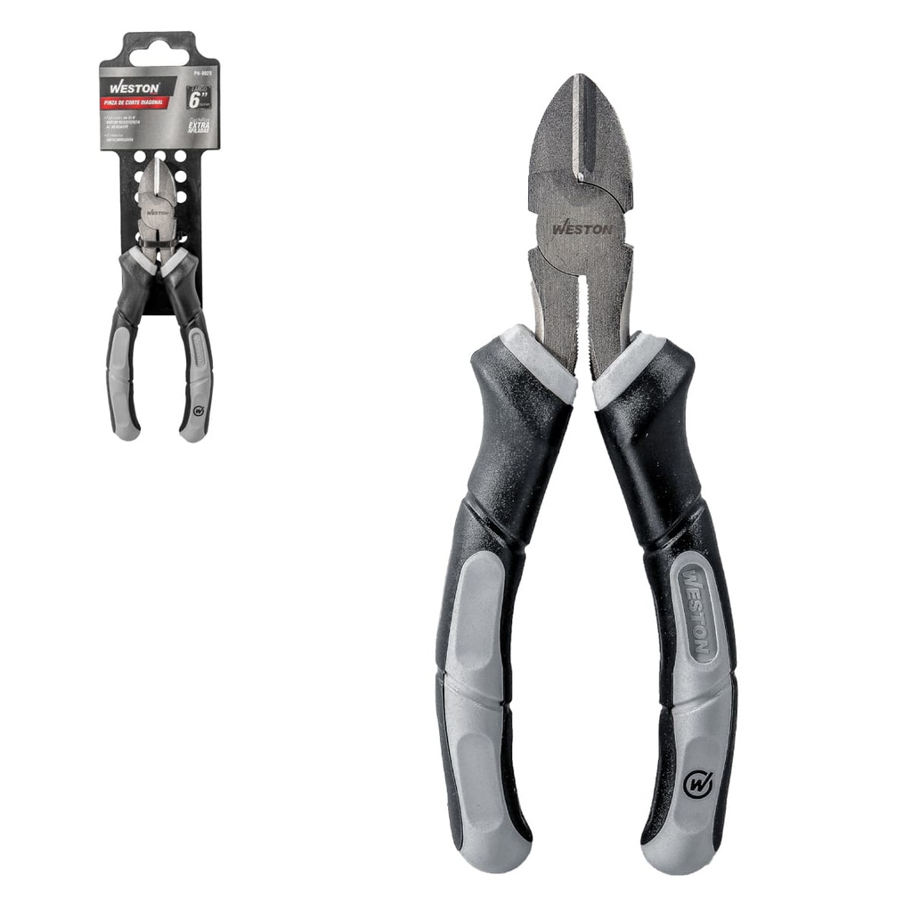 PINZAS DE CORTE DIAGONAL 6&quot; (CAJA C/6 PZAS - PRECIO X PIEZA)