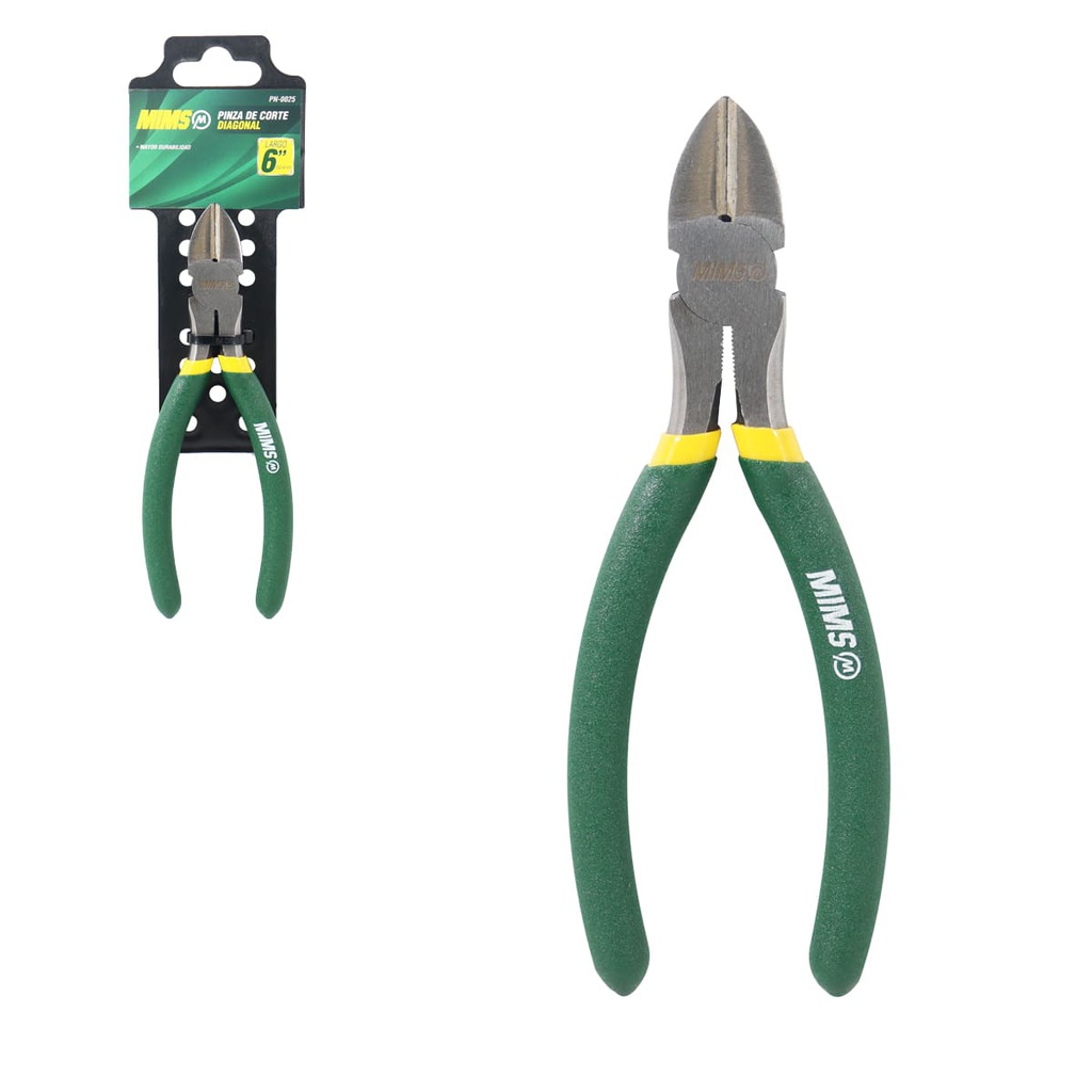 PINZAS DE CORTE DIAGONAL 6&quot; MIMS (CAJA C/6 PZAS - PRECIO X PIEZA)