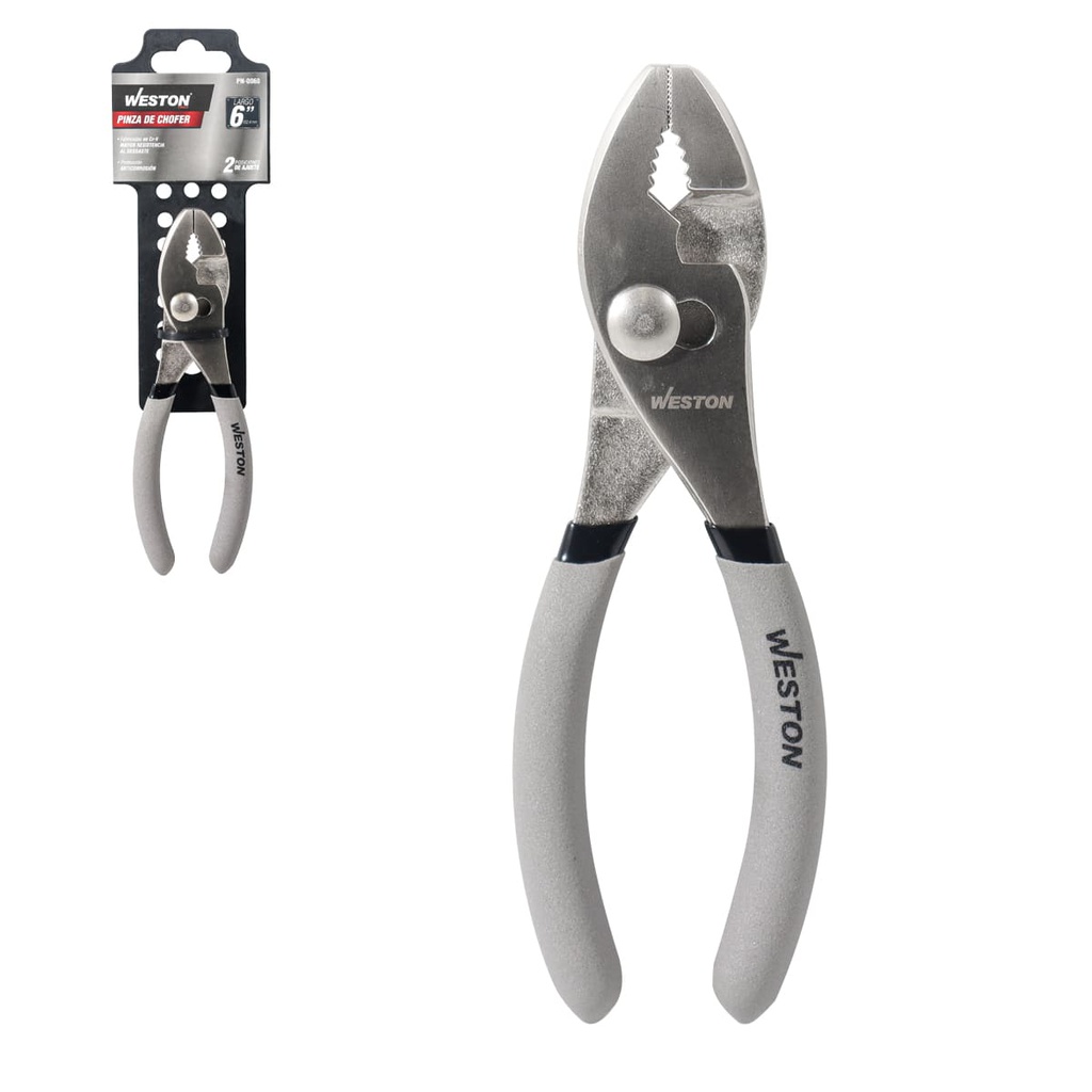 PINZAS DE CHOFER 6&quot; (CAJA C/6 PZAS - PRECIO X PIEZA)
