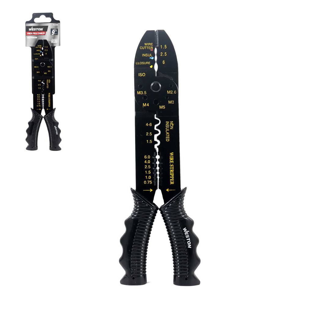PINZA PELACABLES 9&quot; (CAJA C/6 PZAS - PRECIO X PIEZA)