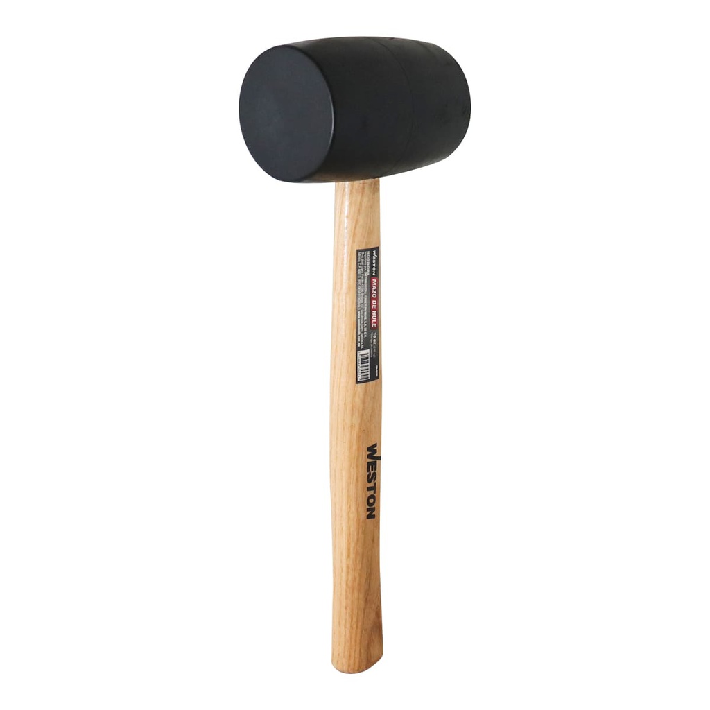 MAZO DE HULE 16 OZ MANGO 11&quot; DE MADERA